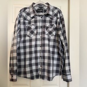 Men’s Western wear snap front shirt - 2X